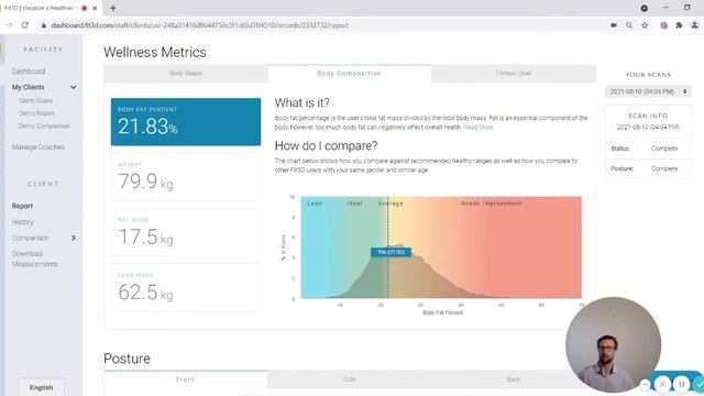Fit3d Body Fat Percentage and How to Track Progress with Fit3d смотреть онлайн