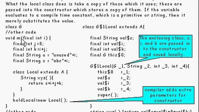 Java Tutorial 22.04: Local classes смотреть онлайн