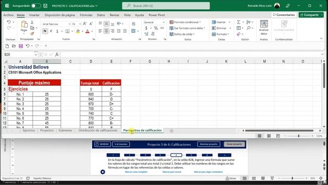 CERTIFICACIÓN MS-EXCEL 2019 - ASSOCIATE - PROYECTO 3 смотреть онлайн