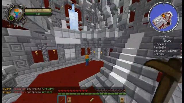 Играем в мини игры #3 (Quake craft) смотреть онлайн