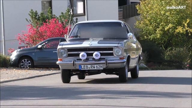 1968 OPEL KADETT B Coupé-F Rallye - Classic Car on the road - Oldtimer auf der Straße смотреть онлайн