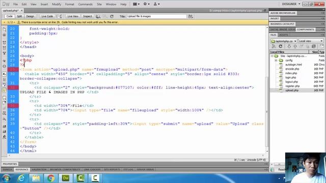 Code upload file & images sử dụng PHP смотреть онлайн