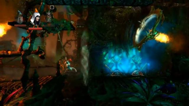 Trine 2 прохождение часть5.(Окаменелое Дерево).