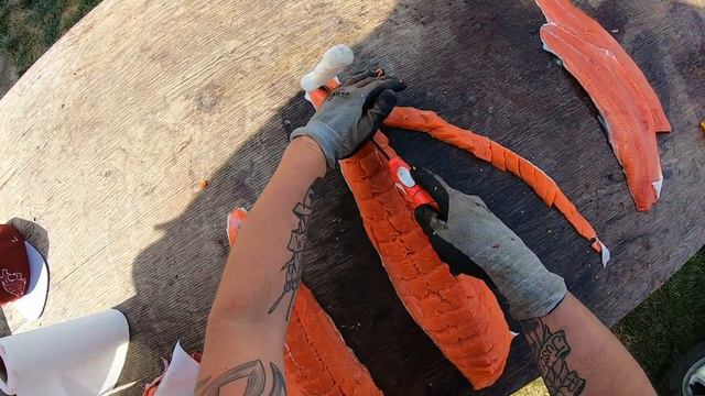 Cutting a June Hog to wind Dry смотреть онлайн