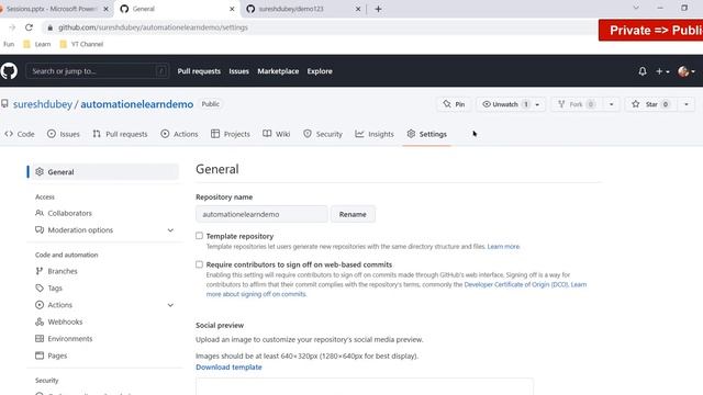 #4 How To Change GitHub Repository Visibility? | Change Private to Public & Public to Private смотреть онлайн