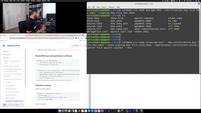 Node course | Stake pool operations. Useful commands (1) смотреть онлайн