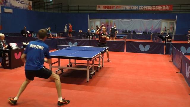 БУРДИН - КУЗЬМИН ЧЕМПИОНАТ МОСКВЫ 2021 #tabletennis #настольныйтеннис смотреть онлайн