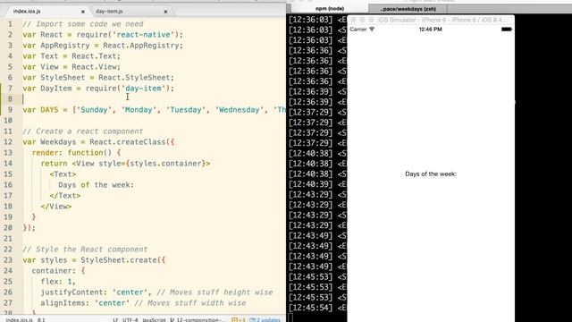 Build Apps with React Native 1.13 Composition of Components Continued смотреть онлайн