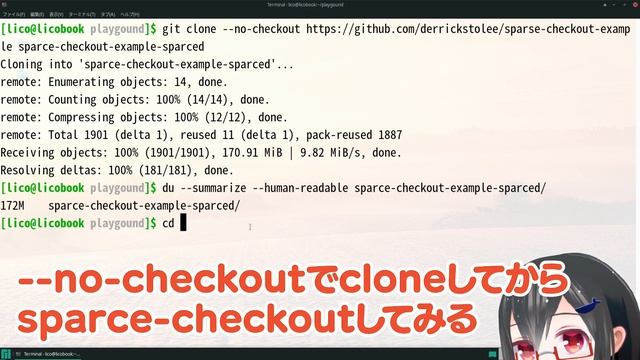 Git sparse-checkoutを触ってみる動画【#licoding】 смотреть онлайн