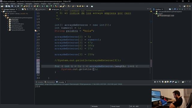 Java desde 0. 7) Arrays. смотреть онлайн