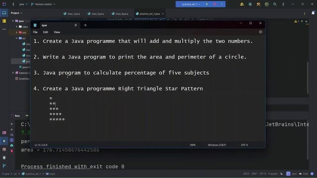Java tutorial for beginners | Java Practice Set | java full course смотреть онлайн