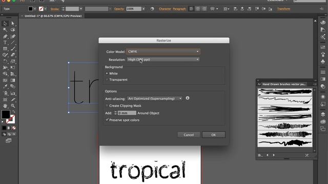 How to turn fonts into single line paths with Illustrator CC смотреть онлайн
