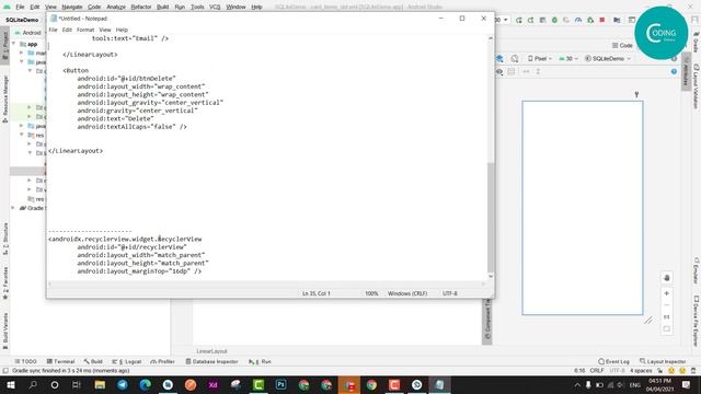 Android Kotlin SQLite Database | Insert, Select, Update, Delete and Display Data in RecyclerView смотреть онлайн