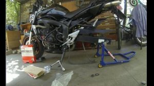 Замена приводной цепи и звезд на  Yamaha FZ6n \Yamaha fz6 motorcycle drive chain replacement
