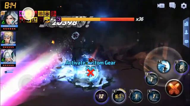 MARVEL Future Fight - Giant Boss Raid (Luna Snow T3 - Accidentally SOLO) смотреть онлайн