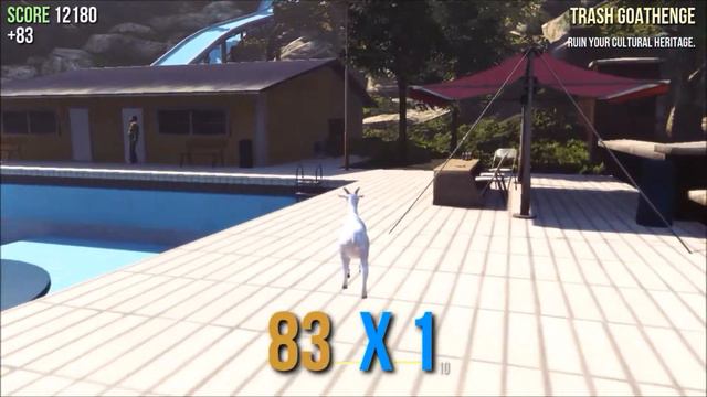 Goat Simulator Part 1 - Evil zombie goat! смотреть онлайн