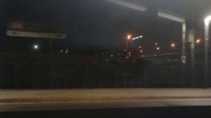 Ночная электричка прибытие на станцию D1 МЦД Водники и перегон Водники - Долгопрудная