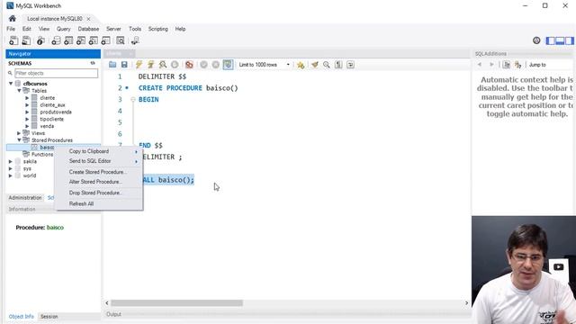 Vamos aprender sobre Stored Procedures #P1 - Curso de SQL - Aula 37 смотреть онлайн