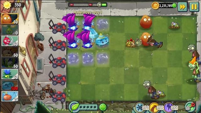 Растения против зомби 2/Plants vs Zombies 2 : новое растение Explode-O-Nut смотреть онлайн