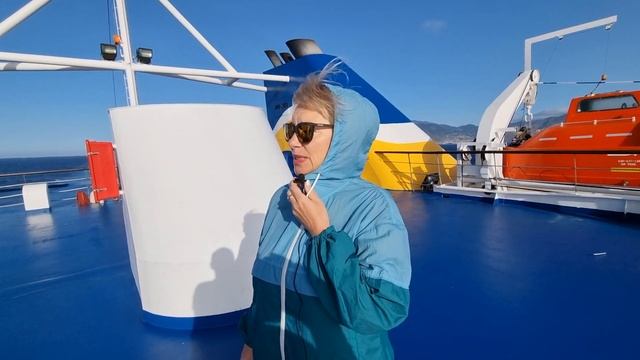 Мадейра 13. Отправляемся на пароме на остров Порту-Санту смотреть онлайн