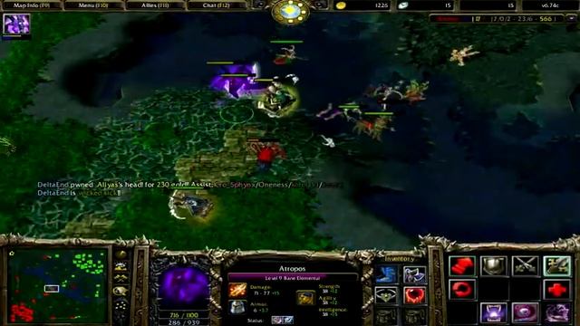 DotA Atrpos gameplay смотреть онлайн