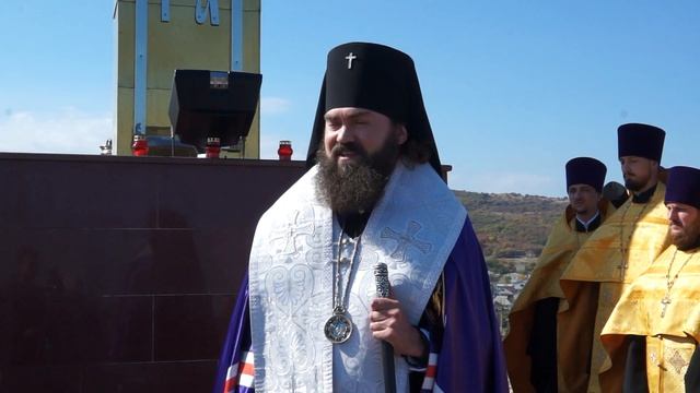 Освящение поклонного креста у г. Минеральные Воды смотреть онлайн