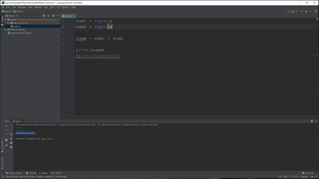 Курс Python 3 _ Ввод информации посредством input() (1080p) смотреть онлайн