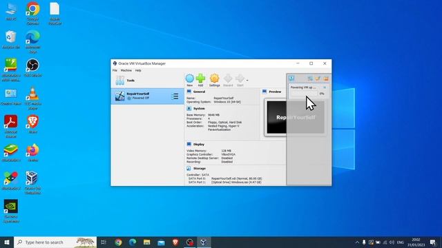 How to install windows 10 on Virtual box | Virtual Machine Windows 10/11 | Install Virtual box 2023 смотреть онлайн