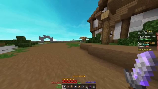 The FASTEST Way to Level the Garden (Hypixel Skyblock Guide) смотреть онлайн