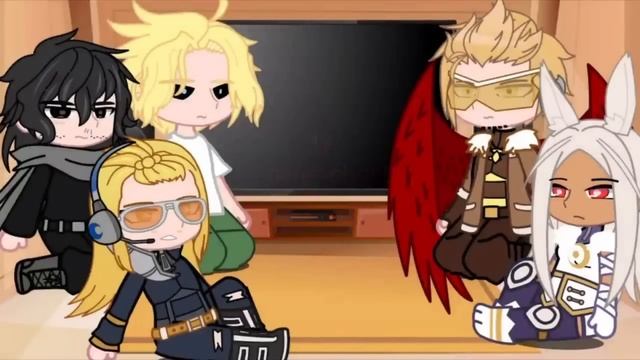 pro heroes react to 'them' in Mha AU /part1/ смотреть онлайн