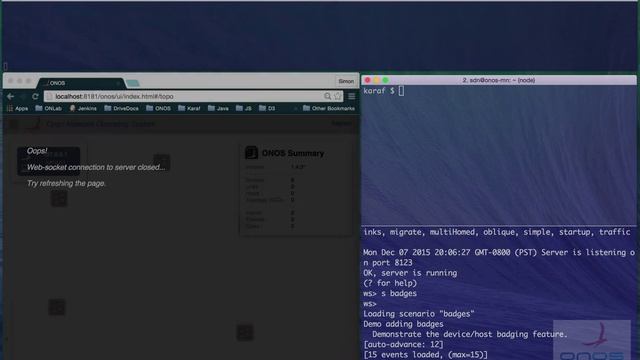 ONOS Web UI development with the Mock Server смотреть онлайн