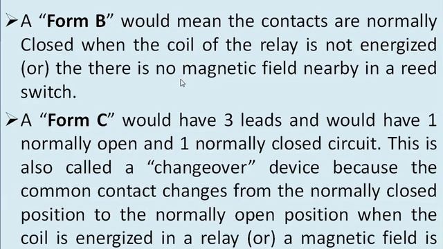 Relay/Switch Contact Configuration || Form A || Form B || Form C смотреть онлайн