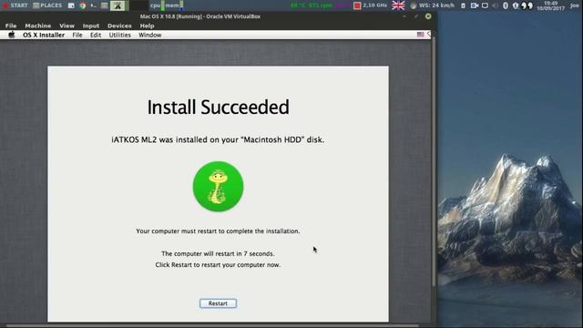 Mac OS X Mountain Lion on Virtualbox смотреть онлайн