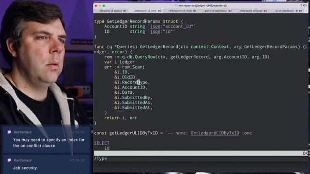Live at Work: Go CRUD API #5 Motivation++. Finally in the Swing of it! !golang !vim смотреть онлайн