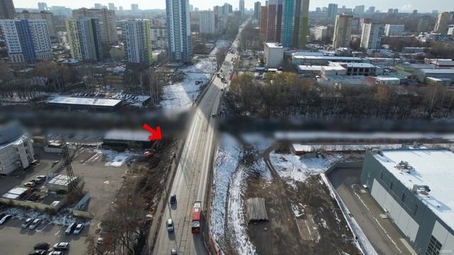 Переход Крисанова - Шоссе Космонавтов и Карпинского. г. Пермь. Ноябрь 2023 смотреть онлайн