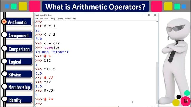 Arithmetic Operators in Python | Python Operators | Python 3 Online Course (A to Z ) in Hindi #26 смотреть онлайн