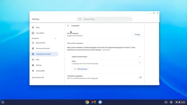 Alternative Greek Keyboard Layouts Chrome OS Setup