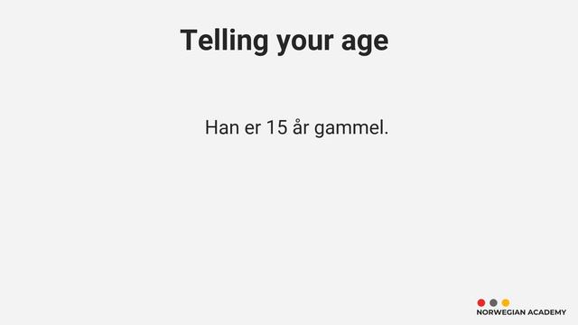 Norwegian lesson for beginners: tell your age in Norwegian смотреть онлайн