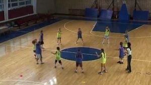 Подвижные игры с элементами игры в баскетбол