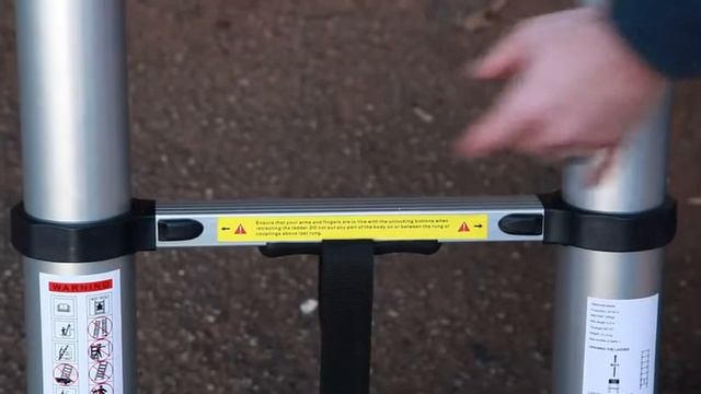 Yvan Telescoping Ladder,12.5 FT One Button Retraction Aluminum Telescopic Extension Extendab Review смотреть онлайн