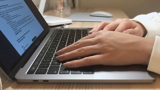study with me // 1 hour asmr keyboard typing (no talking) смотреть онлайн