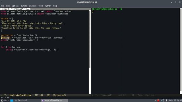 Machine Learning - Text Similarity with Python смотреть онлайн