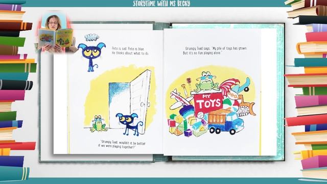 Kids Book Read Aloud - Pete the Kitty and the Groovy Playdate by Kimberly and James Dean - смотреть онлайн