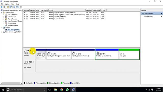 How to Convert Basic disk to Dynamic disk (HINDI) смотреть онлайн