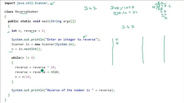 Java Program to Reverse a Number | Reverse a Number in Java IN HINDI смотреть онлайн