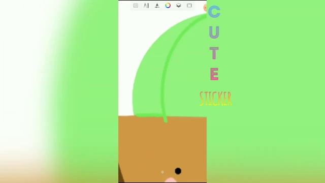 HOW TO DRAW Cute Sticker [Autodesk sketchbook] смотреть онлайн