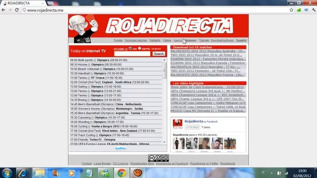rojadirecta partite streaming смотреть онлайн