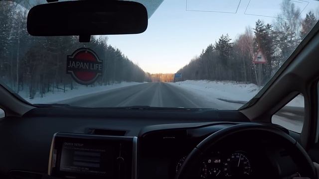 Перегон белоснежного TOYOTA  WISH  из Сибири на Урал . часть №2.