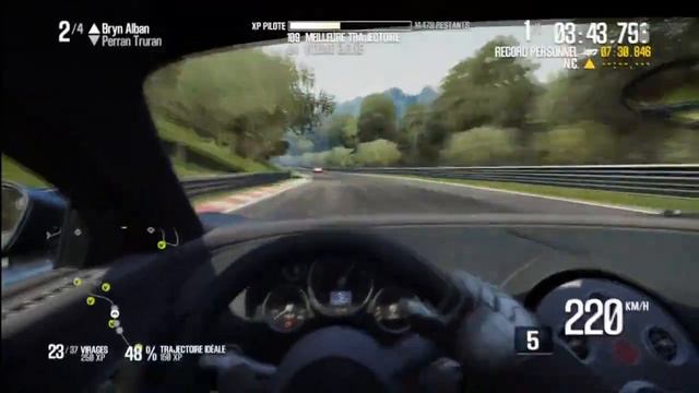 NFS Shift 2 -Tour Parfait - Bugatti Veyron / Nordschleife смотреть онлайн