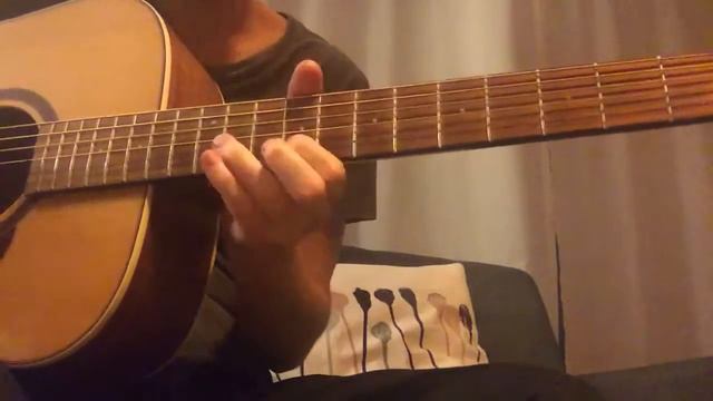 Radiohead - Paranoid Android (acoustic guitar cover) смотреть онлайн